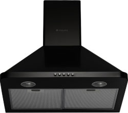 HOTPOINT  Newstyle HHP65CMBK Chimney Cooker Hood - Black